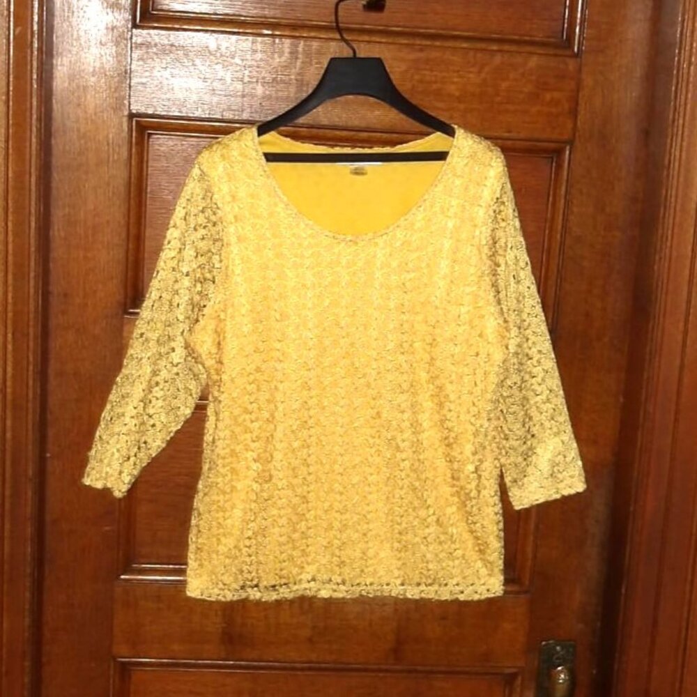 Gorgeous ***TAN JAY *** TOP   ~ XL
